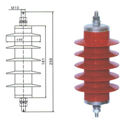 HY5WS-17/50 distribution type zinc oxide arrester