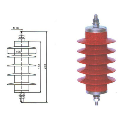 HY5WZ-17/45 power station type zinc oxide arrester